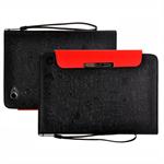 Cartoon l�der etui Galaxy Tab 7.7 (Sort)